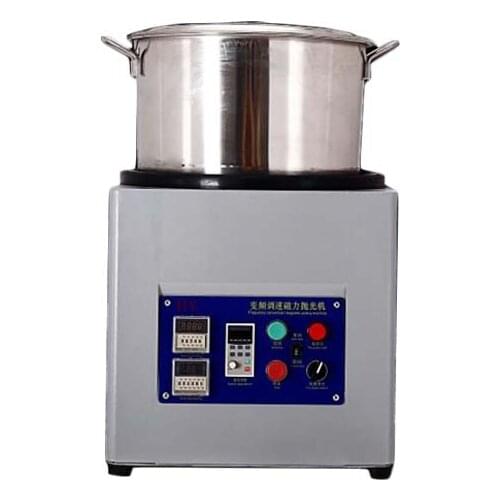 New 220V Jewelry Polishing Machine 4kg capacity Magnetic Tumbler Adjustable speed Jewelry Polisher Finisher