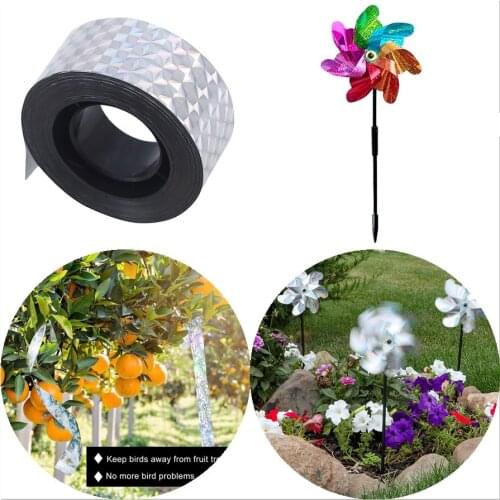100m/80m Laser Reflective Bird Repeller Bird Scare Tape Bird Repellent Fox Pigeons Pest Control Garden Orchard Deterrent Tapes