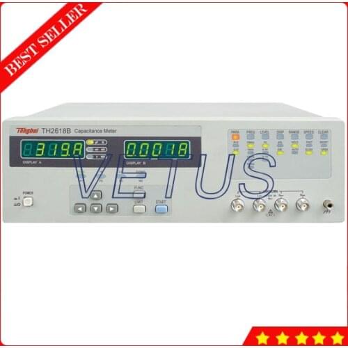 TH2618B 0.1% Basic accuracy Digital Capacitance Meter with strong protection against electrical shock