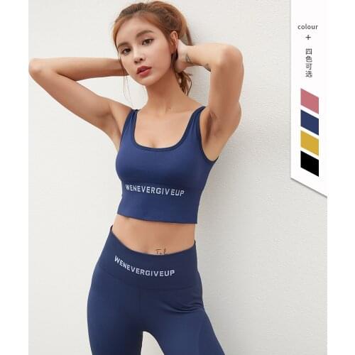 Wmuncc Seamless Sport Bra with Pad Push Up Shockproof Crop Top Women Workout Gym Active Wear Female Tank Stretch Yoga Vest