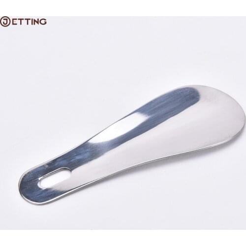 1/2PCS Portable 10cm/16cm Stainless Steel Metal/Plastic Shoe Horn Spoon Shoehorn High quality Professional Mini Shoe Horn