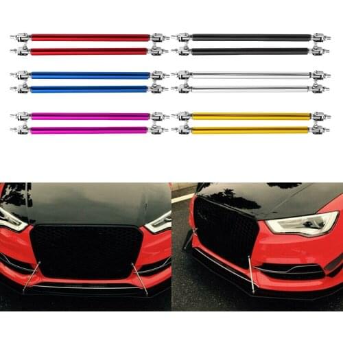 2pcs 150mm Universal Front Bumper Lip Splitter Strut Rod Tie Support Bar Car Accessories