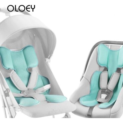 OLOEY Baby Summer Cool Pad Stroller Kid Seat Accessories Breathable 3D Cushion Mat Newborn Infant Travel Car Pram Chair Mattress