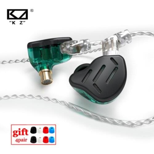 KZ ZAX 1DD 7BA Hybrid In Ear Earphones 16 Driver Unit HIFI Headset DJ Monitor Earbuds Earphone KZ ZAS ZSX EDX AST ASX ZSN PRO X