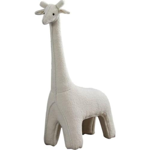 GY Modern Minimalist Creative Cartoon Animal Chair Decoration Home Seat Cute Pet Chair Giraffe Doll