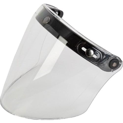 Motorcycle Helmet Visor Shield 3-Snap Design Open Face Helmet Visor Gift for Motorcycle Enthusiasts
