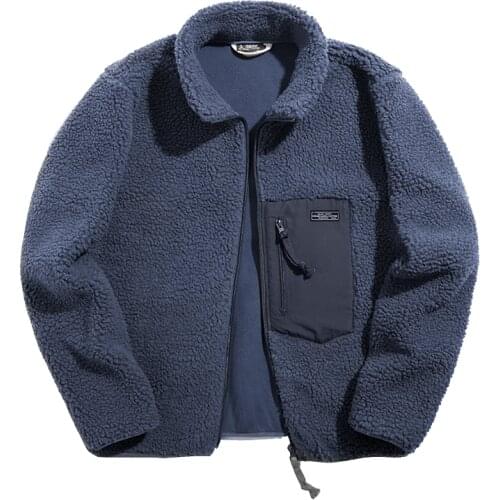 Mens Jacket Fall Winter Mountain Tooling Mix and Match Wind Pure Color Wild Outdoor Casual Jackets Casual