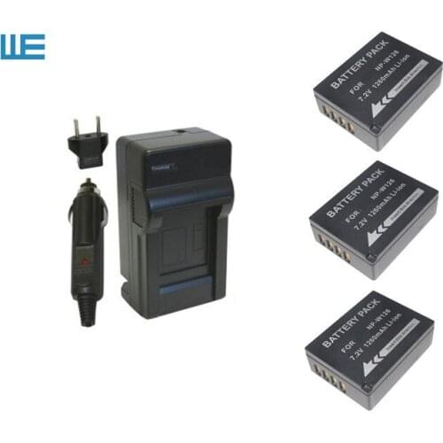 NP-W126 NPW126 NP W126 Battery+Charger for Fujifilm Fuji FinePix HS30EXR,HS33EXR,X-Pro1,X-E1,X-E2,X-A1,X-A2,X-T1,X-T2,X-T10