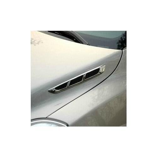 Fit FOR Kia rio k2 k3 sportage ceed cerato sorento forte soul SPORTAGE R Mesh shark gills simulation outlet 2 pieces