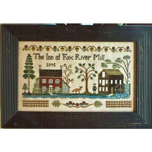 2021 Drop Shipping Craft Inn at Fox River Mill Hand Embroidery How to with 100% Cotton Flosses & Free Shipping for Wall Decor