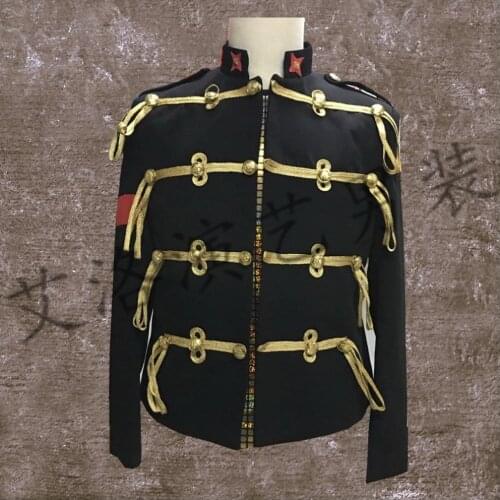 S-4xl New Men Fashion Slim Blazers Black Stand Collar Suit Coat Nightclub Dj Bar Plus Size Jacket Host Stage Singer Costumes