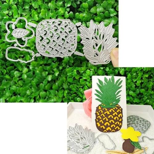 Fruit and vegetable series metal cutting die DIY scrapbook album 3D greeting card for pineapple making 2021 new model