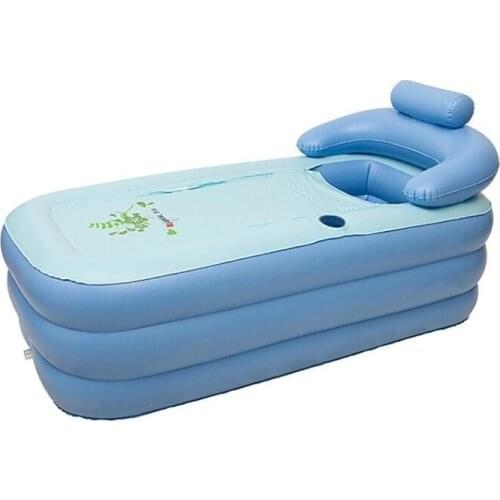 Folding Portable thickening Bathtub Inflatable warm Bath Tub for Spa PVC Inflatable bathtub swimming pool with Electric Pump