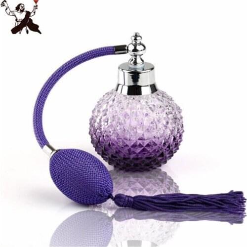 100ml Glass Spray Bitter Dropper Bottle Empty Refillable Perfume Atomizer Long Tassel Spray Bitter Bottle With Air Bag Bar Tool