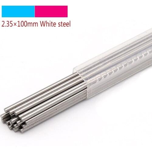 2pcs 2.35x100mm Silver HSS White Steel Round Turning Lathe Bars Tool Bit Cutter For CNC Lathe Driller Turning Boring Graving