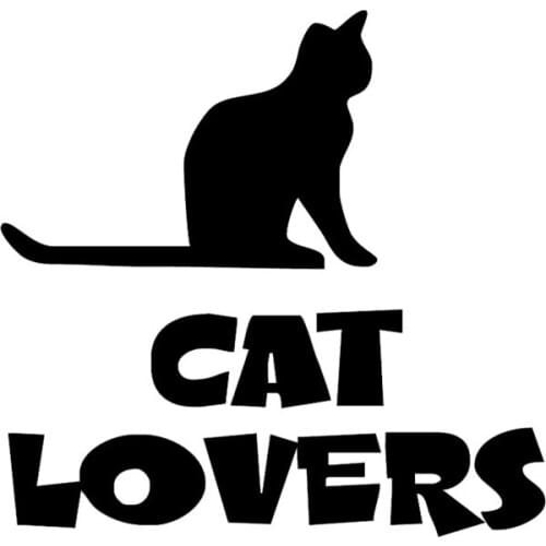 15.3cm x 14.8cm Cat Lovers Pet Cat Car or Laptop Decal Vinyl Car Sticker for Window Bumper Decoration