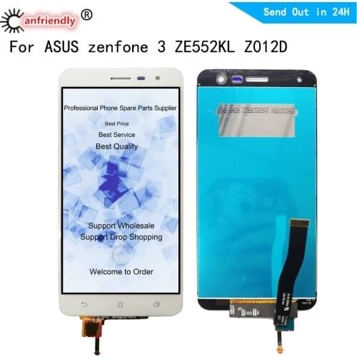 For ASUS zenfone 3 ZE552KL Z012D LCD Display Touch Screen Digitizer With Frame Assembly Replacement Panel For Asus ZE552KL