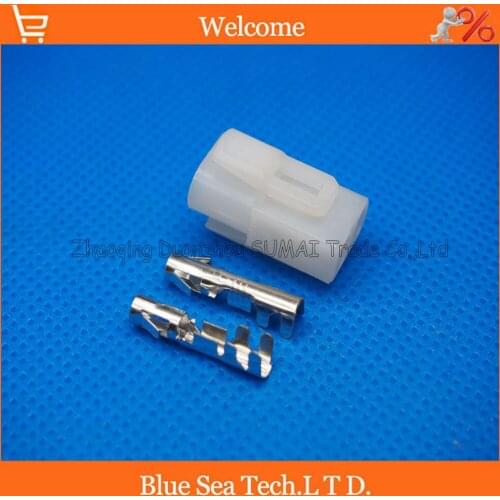 20 sets 2 Pin 3.5mm female car plug, Auto electrical connector for car motorcycle etc
