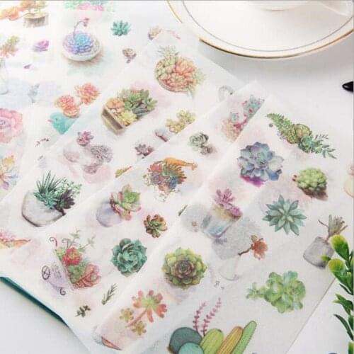 20packs wholesale paper stickers ink color creative decorative hand account daily DIY For Diary Album Scrapbooking Stationery