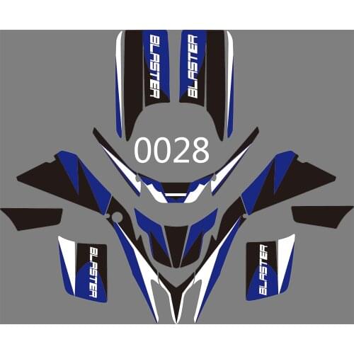 3M 5 STYLES TEAM GRAPHICS BACKGROUNDS DECALS STICKERS FOR YAMAHA YFS 200 Blaster All Years