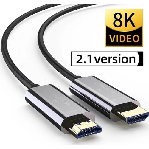 8K Optical Fiber HDMI-compatible 2.1 Cable ARC HDR 4K 120Hz Cable for PS5 Samsung QLED TV Amplifier Computer