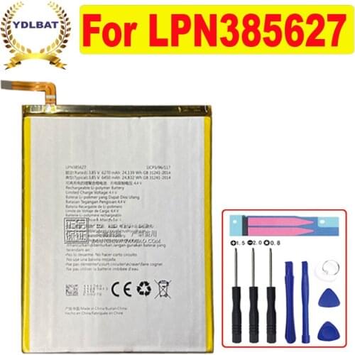 3.85V 6450mAh 24.832Wh battery for LPN385627