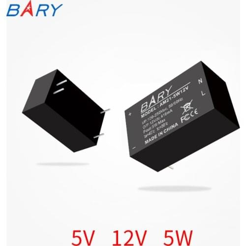 AC-DC Switching power supply Step-down 220V to 5V / 1A 12V 24V 5W | AC Isolation Stabilized Voltage Module AM21-5W