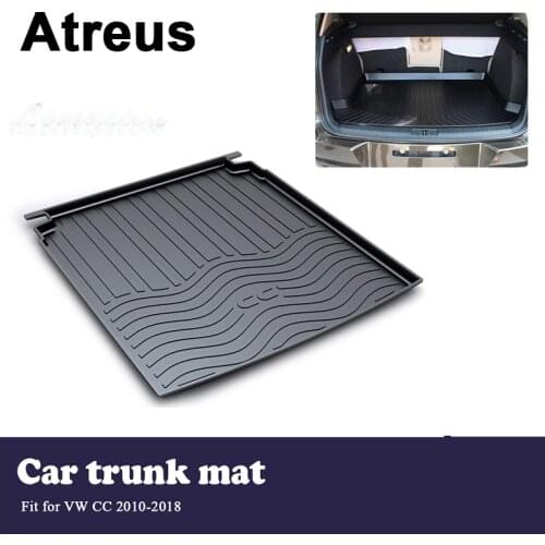 Atreus Car Trunk Cargo Floor Liner Tray Mat Cover Protection Blanket For VW CC 2010 2011 2012 2013 2014 2015 2016 2017 2018