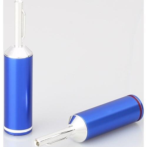 Audiocrast Silver Plated Speaker Cable banana Plug HIFI banana Connector for Speaker Wire DIY Speaker cable