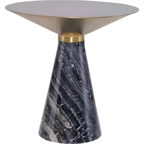 Modern style living room side tables Gold Tea-table sofa stainless-steel End-table side coffee table