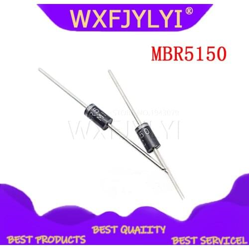 1pcs/lot Schottky diode SR5150 SB5150 MBR5150 into play