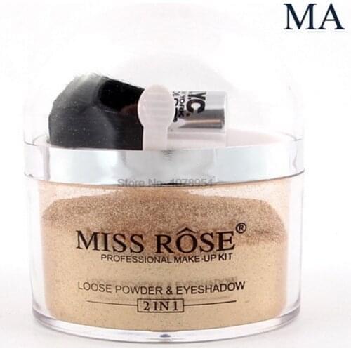 By ems or dhl 100pcs Transparent Women Makeup Natural Loose Powder Glitter Eyeshadow Eye Shadow Face Body Cosmetic