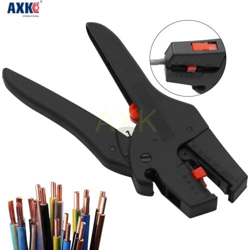 FS-D3 Self-Adjusting Insulation Wire Stripper Range 0.08-6mm2 DIY TOOL Wire Stripping Shock-Resistant Glass Fiber Plastic body