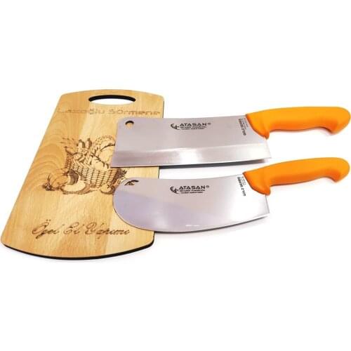 Cleaver Knife Armor Onion Pizza Pita Pastry Cutter Kitchen Knife Set