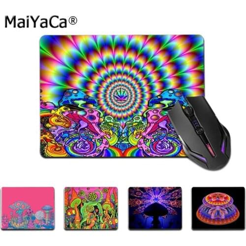 Maiyaca trippy mushroom Customized MousePads Computer Laptop Anime Mouse Mat Smooth Writing Pad Desktops Mate gaming mouse pad
