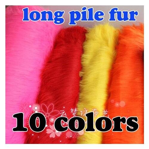 Long Pile Fur Fabric Faux Fur Fabric Costumes Cosplay Photography Backdrops Photo Props 60" wide Sold By The Yard Free Shipping