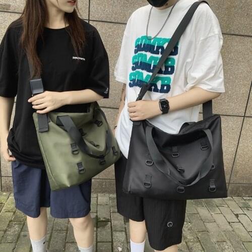 New Solid Black Deep Blue Mens bag Business style Mens briefcase Multi Pockets Large Man Handbags high quality Big bag for men