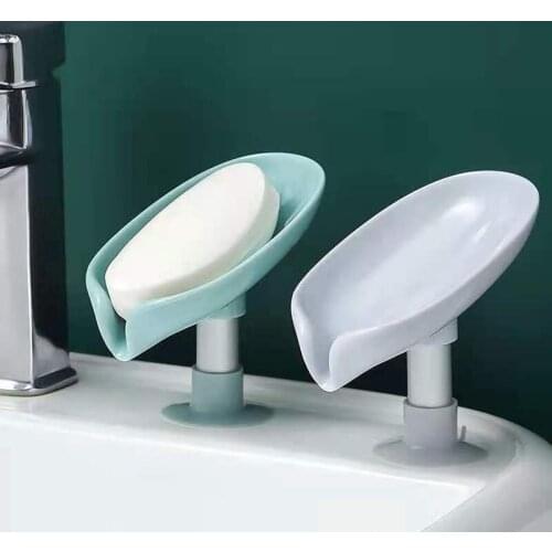 Leaf Soap Box Bathroom Soap Holder Dish Storage Plate Tray Soap Rack Case Bathroom Supplies Bathroom Gadgets Accessories