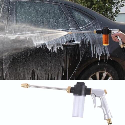 High Pressure Water Spray Gun Washing Machine Car Washing Machine Garden Watering Hose Nozzle Sprinkler Foam Cleaning Water Gun