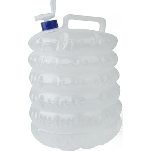 15L Folding Water Container Multifunction Telescopic Storage Water Bottle Portable Water Bucket For Camping Hiking Fishing