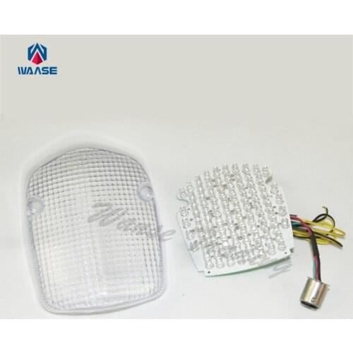 Waase Tail Brake Turn Signals Integrated Led Light Smoke For 1997-2004 01 02 03 Valkyrie Tourier GL1500 GL1500C GL1500CT Tour