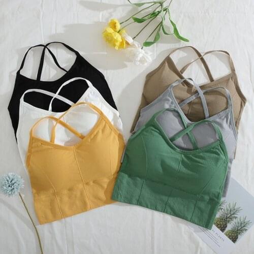 CHRLEISURE Tube Top Bralette for Women Wireless Sexy Sleeveless Bra Top Female Brassiere 2021 Underwear