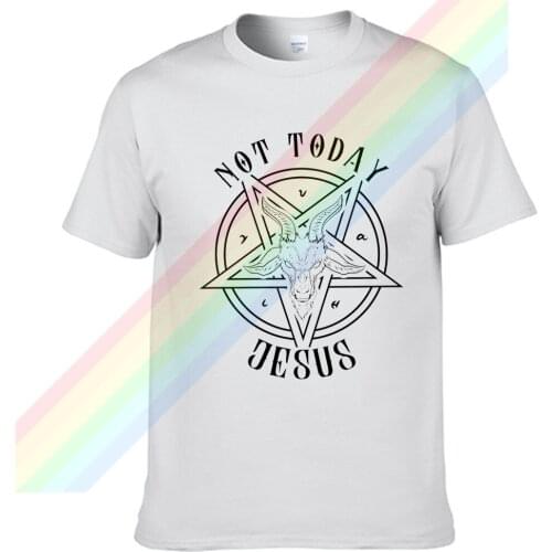 2021 Classic Popular Satan Black Logo T Shirt For Men Limitied Edition Unisex Brand T-shirt Cotton Amazing Short Sleeve Tops