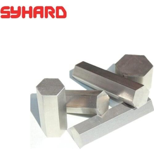 304 material Hexagon stainless steel solid rod Solid hexagonal steel subtense 5mm-15mm length 500mm (2pcs)