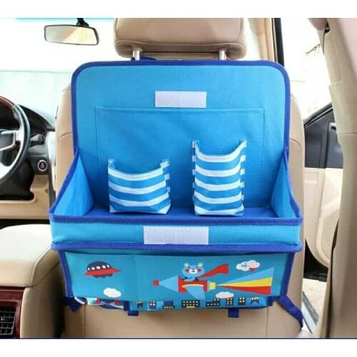 Car Organizer For Kids Oxford Cartoon Auto Organizers Back Seat Child Dining Table Storage Box Organizador Car Accessories