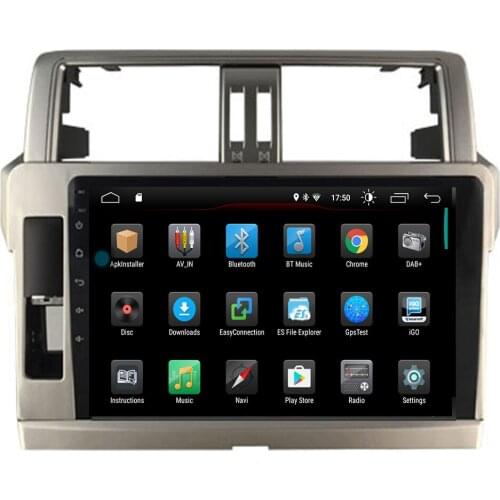 10.2" 2 din android 10 Car Radio Car DVD Player for Toyota PRADO 150 2014 - 2019 head unit Car Audio Stereo BT USB 3G camera
