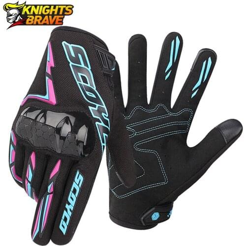 Motorcycle Gloves Men Moto Motocross Glove Touch Screen Guantes Moto Breathable Motorbike Riding Gloves Luva Motociclista