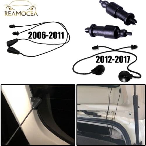 Reamocea REAR TRUNK Parcel Shelf Tray Load Inner Tonneau Cover Lift String & Strap Clips For FORD FOCUS HATCHBACK 2004-2012 2021