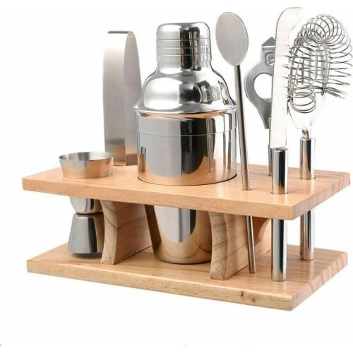 Stainless Steel Cocktail Shaker Mixer Drink Bartender Martini Tools Bar Set Kit Professional Domestic Solid 5sets shaker