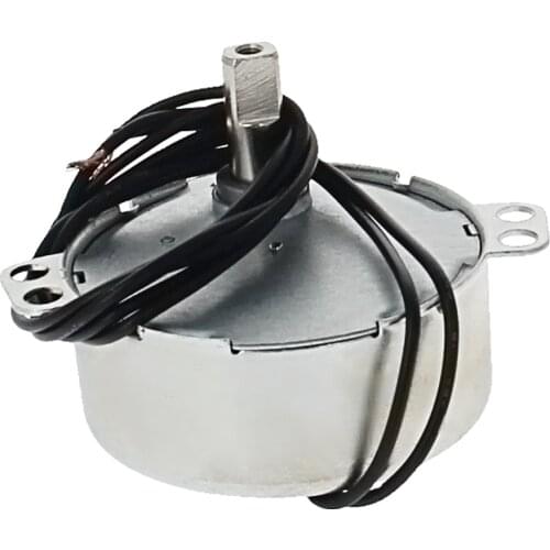 Fielect New Synchronous Motors Speed 8-10/30-36RMP Power 4W Voltage 220V CW/CCW Steering Metal Plastic Material Motors 1/2pcs